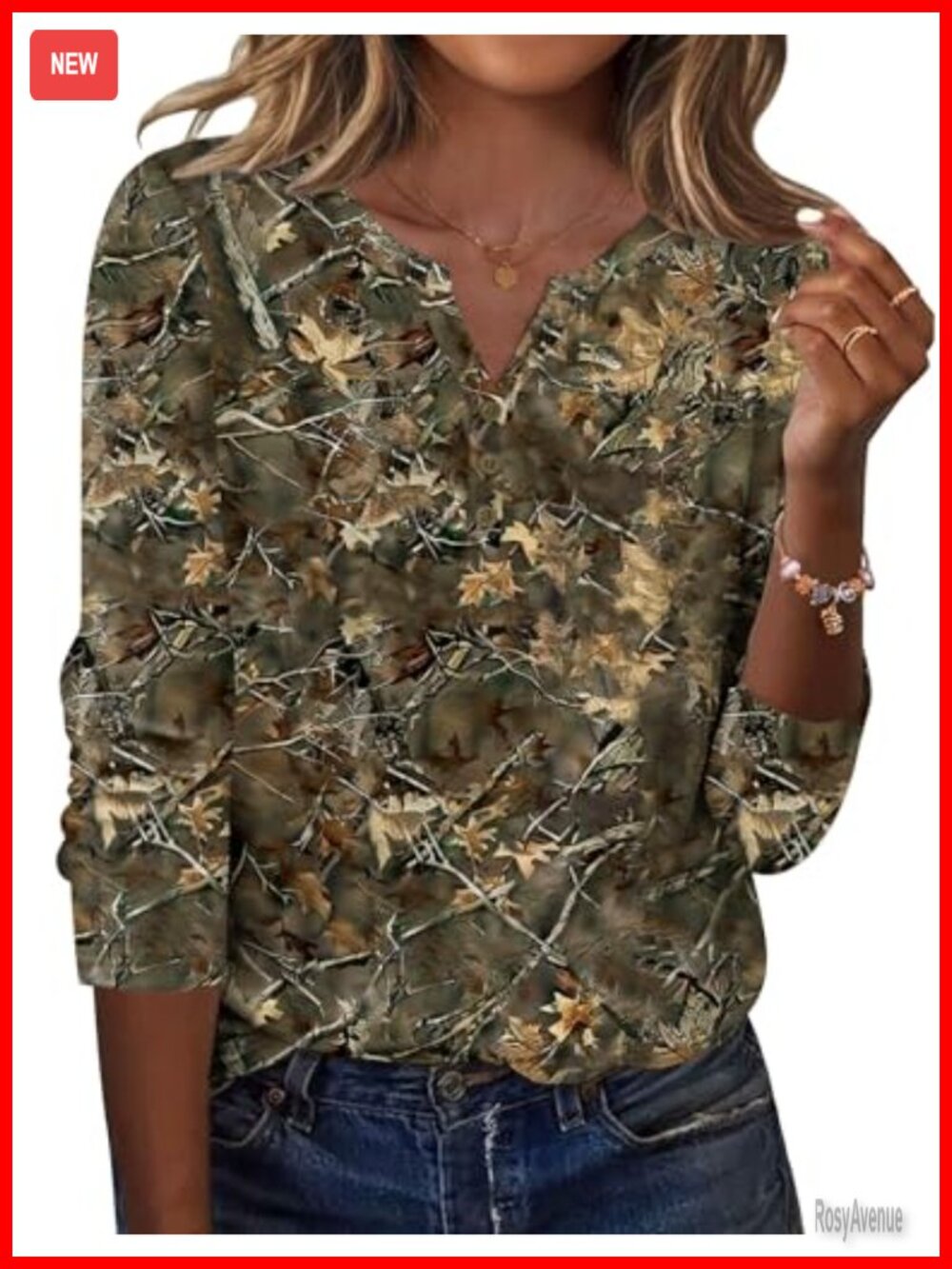 V Neck Long Sleeve T Shirt Soft Tunic Top